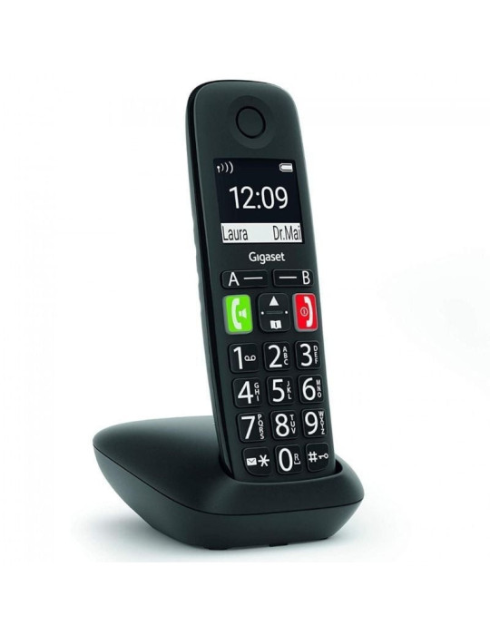 Teléfono Inalámbrico Gigaset E290/ Negro
