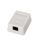 Roseta de Superficie Aisens A138-0296/ Cat.5e/ 1 Tomas