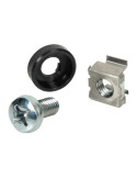 Kit de tornillos para rack Phasak PP 9100/ 10 unidades/ Incluye Tornillos + Tuercas + Arandelas