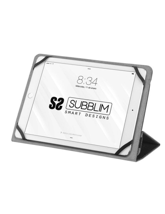 Funda Subblim Clever Stand para Tablets de 9.6"-11"/ Negra