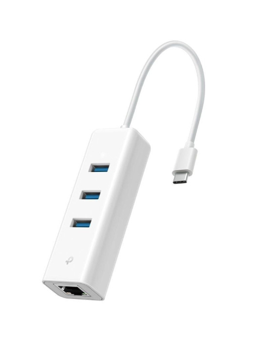 Hub USB Tipo-C 3.0 TP-Link UE330C/ 3xUSB/ 1xRJ45/ Blanco