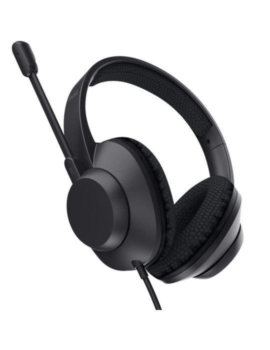 Auriculares Trust Ayda Max USB-ENC/ con Micrófono/ USB/ Negros