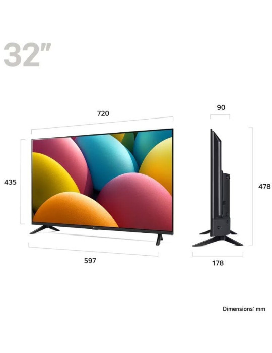 Televisor LG 32LR60006LA 32"/ Full HD/ Smart TV/ WiFi