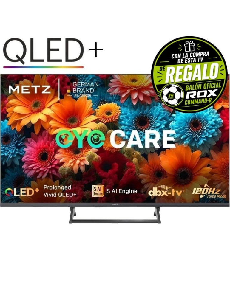 Televisor Metz QLED+ 43MQF7500Z 43"/ Ultra HD 4K/ Smart TV/ WiFi