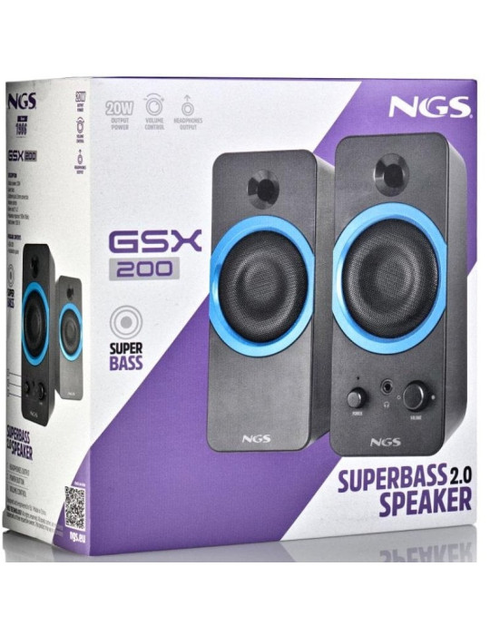Altavoces NGS GSX-200/ 20W/ 2.0