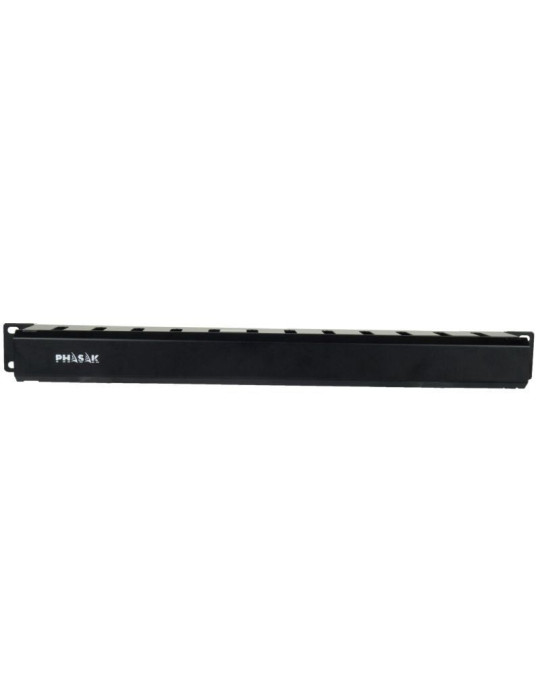 Panel Guía Cables con Tapa para Rack 19" Phasak PA 5095/ Altura 1U