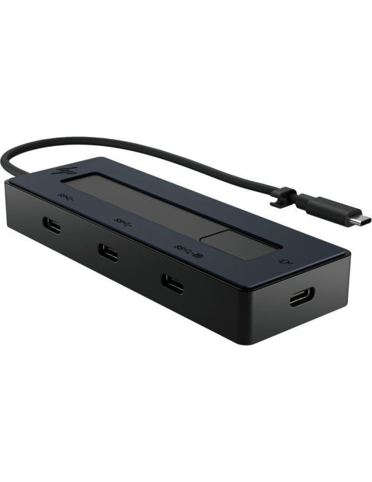 Hub USB Tipo-C HP 6G843AA/ 3xUSB Tipo-C/ 1xUSB Tipo-C PD