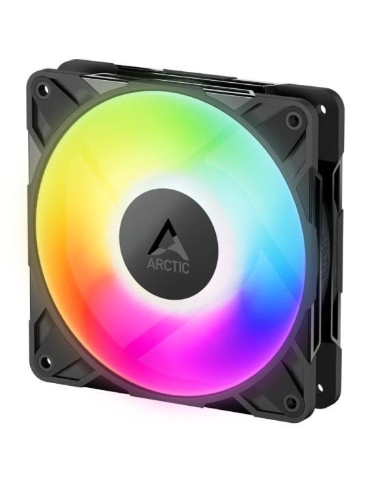 Ventilador Arctic P12 Pro A-RGB LN/ 12cm/ Negro