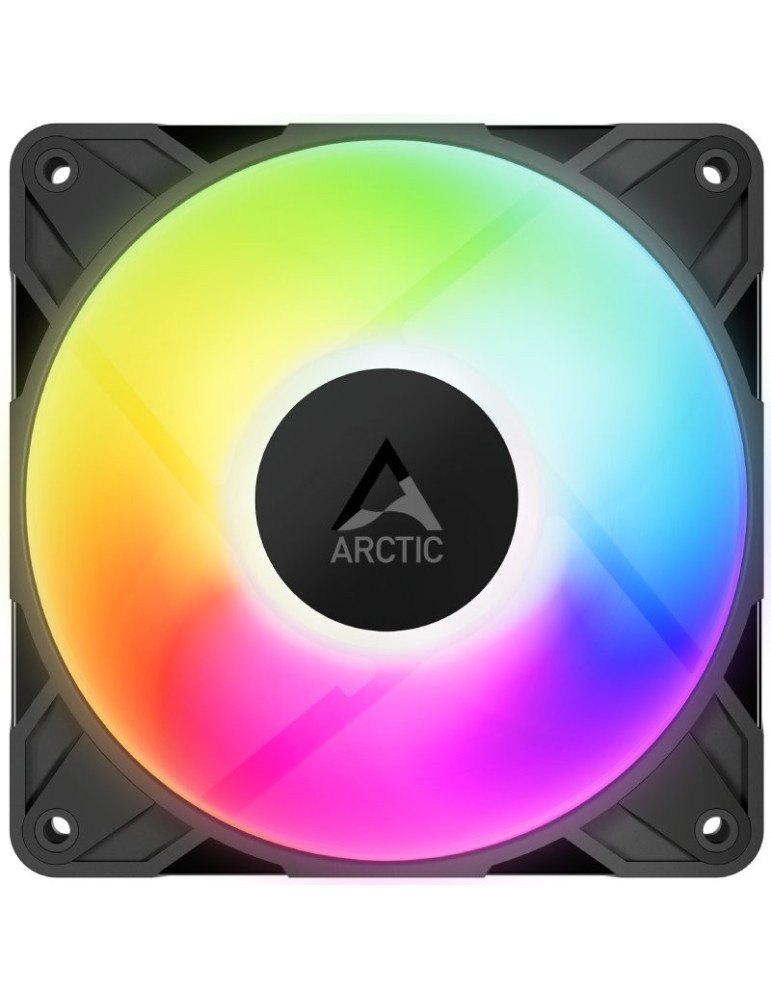 Ventilador Arctic P12 Pro A-RGB LN/ 12cm/ Negro