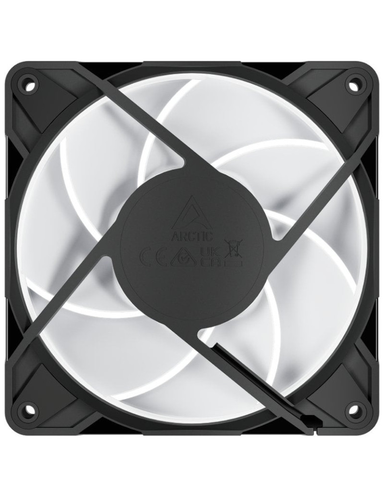 Ventilador Arctic P12 Pro A-RGB LN/ 12cm/ Negro