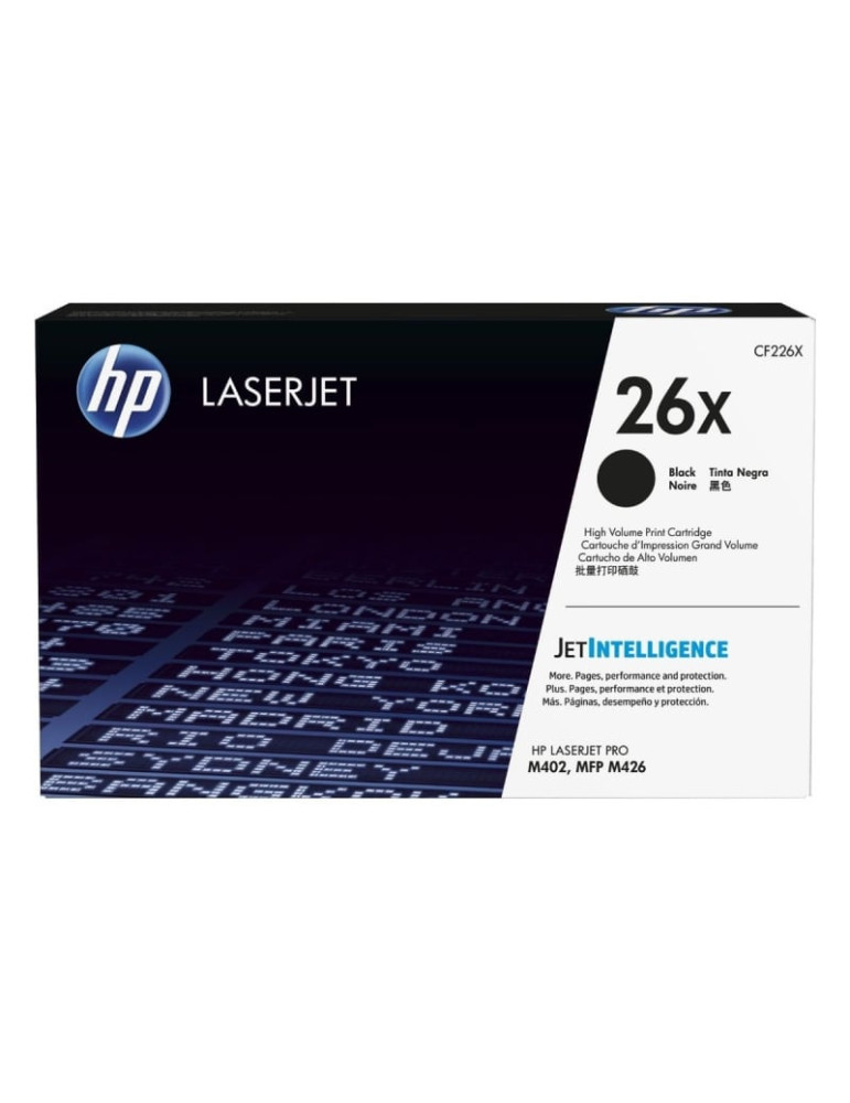 Tóner Original HP n 26X XL Alta Capacidad/ Negro
