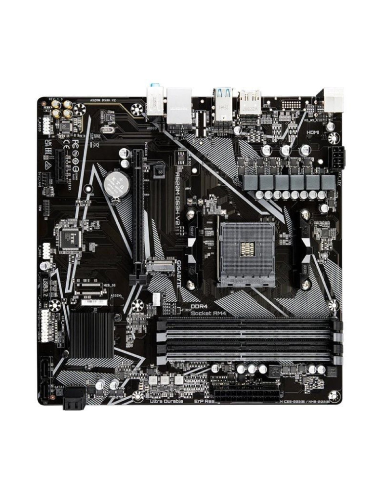 Placa Base Gigabyte A520M DS3H V2 Socket AM4/ DDR4/ PCIe 3.0/ Micro ATX