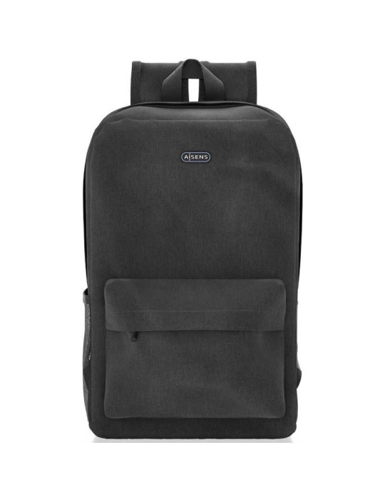 Mochila Aisens ASBG-BP080-BK para Portátiles hasta 15.6"/ Negro