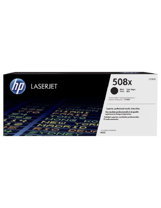 Tóner Original HP n 508X XL Alta Capacidad/ Negro