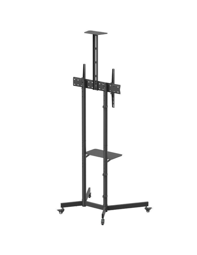 Soporte de Suelo Inclinable con Ruedas/ Soporte de Cámara Aisens FT70TE-335 para TV 37"-70"/ hasta 45kg