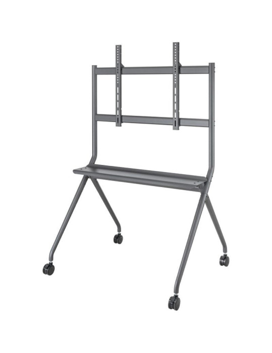 Soporte de Suelo con Ruedas Aisens FT86FE-143 para TV o Pantalla Interactiva 50"-86"/ hasta 120kg