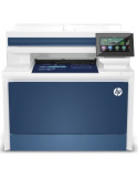 Multifunción Láser Color HP LaserJet Pro 4302fdw/ WiFi/ Fax/ Dúplex/ ADF/ Blanca y Azul