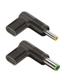 Pack 2 Clavijas para Portátil Toshiba NGS BUD-T/ DC - USB Tipo-C