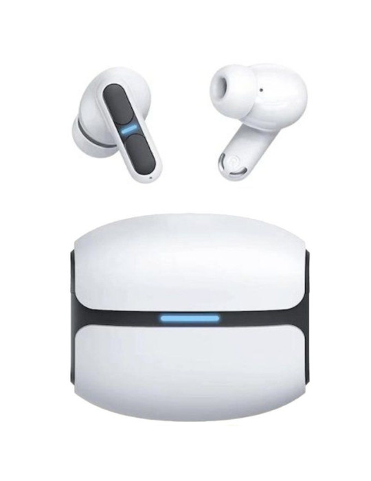 Auriculares Bluetooth Leotec TWS Gaming Nebula Fit con estuche de carga/ Autonomía 7.5h/ Blancos