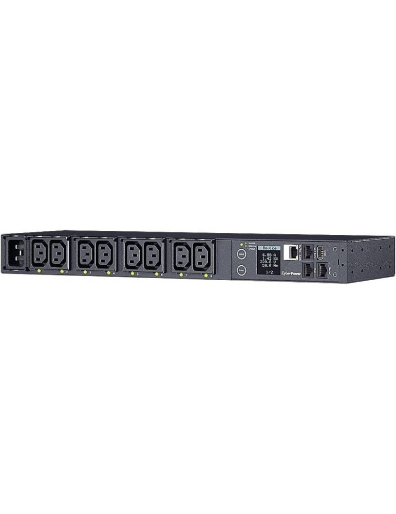 Unidad de Distribución para Alimentación Cyberpower PDU41005/ 16A/ 8x IEC C13/ Formato Rack 1U