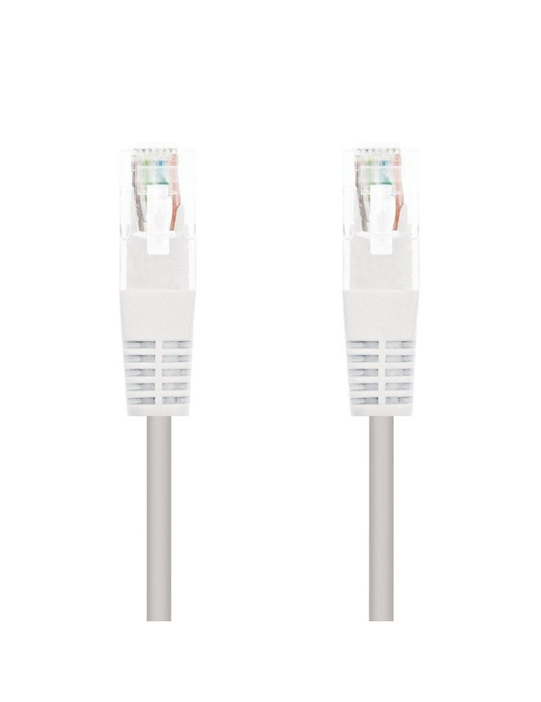 Cable de Red RJ45 UTP Nanocable 10.20.0401-W Cat.6/ 1m/ Blanco