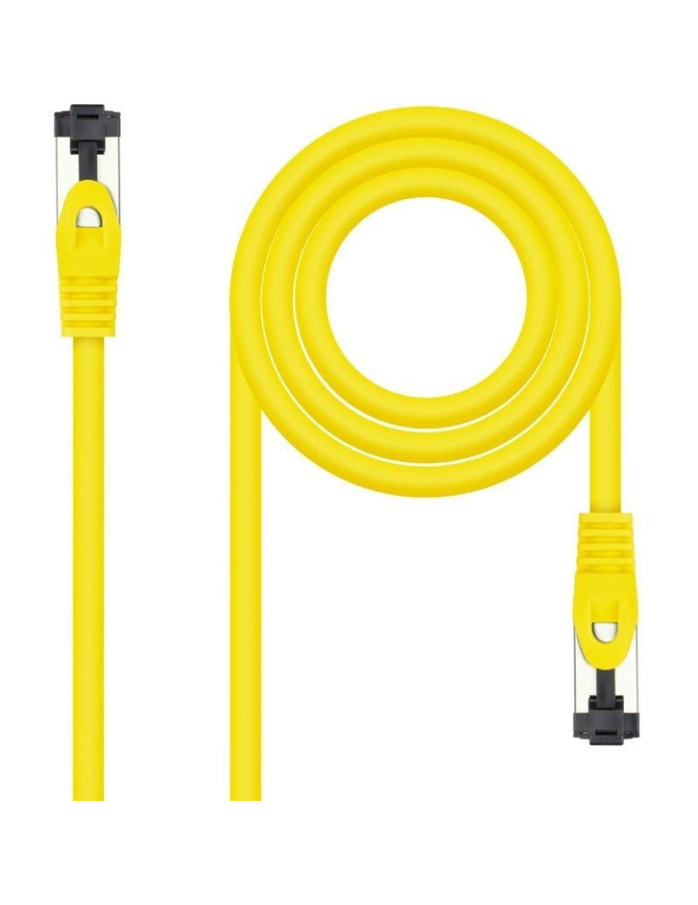 Cable de Red RJ45 SSTP Nanocable 10.20.2000-L25-Y Cat.8.1/ 25cm/ Amarillo