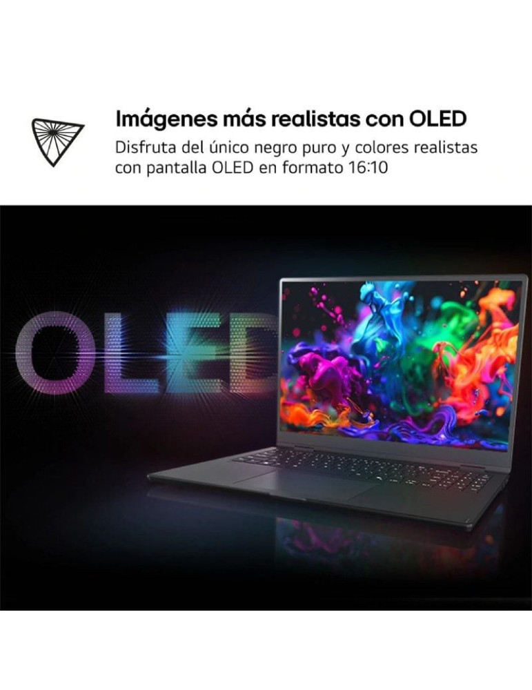 Portátil Convertible LG Gram Pro 2en1 16T90TP-K.AD88B Intel Core Ultra 7-255H/ 32GB/ 1TB SSD/ 16" Táctil/ Win11