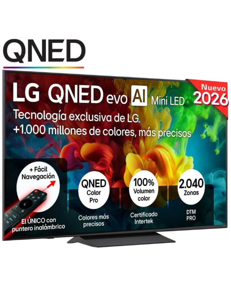 Televisor LG QNED 55QNED83B6A 55"/ Ultra HD 4K/ Smart TV/ WiFi