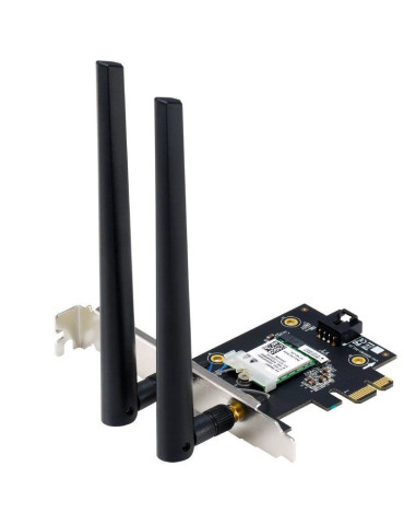 Tarjeta de Red Inalámbrica-PCI Express Asus PCE-BE6500/ 6500Mbps/ 2.4/5/6GHz 2