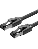 Cable de Red RJ45 SFTP Vention IKPBF Cat.8/ 1m/ Negro