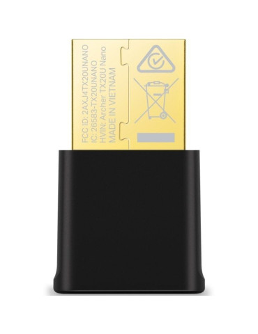 Adaptador USB - WiFi TP-Link Archer TX1800U Nano/ 1800Mbps 2