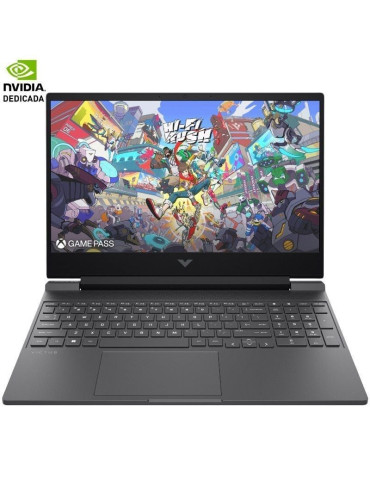 Portátil Gaming HP Victus 15-FB3709NS Ryzen 7 8845HS/ 32GB/ 1TB SSD/ GeForce RTX 4050/ 15.6"/ Sin Sistema Operativo