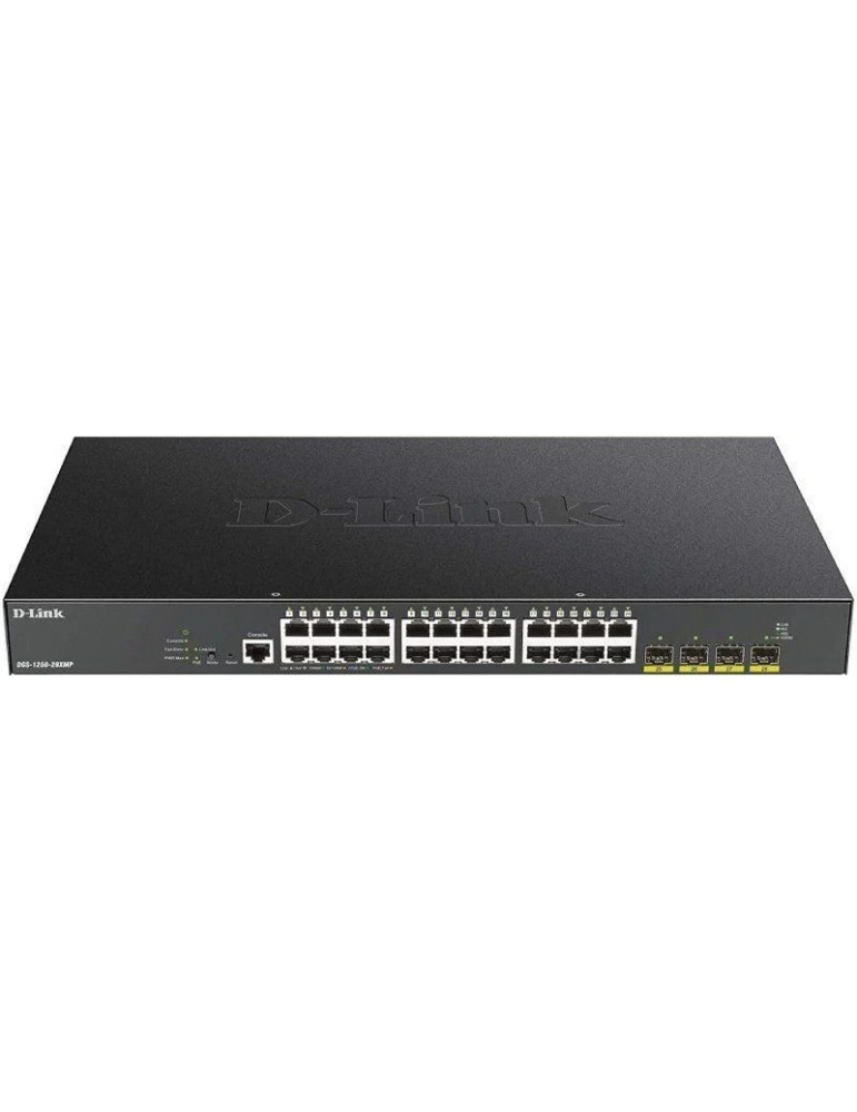 Switch Gestionable D-Link Smart DGS-1250-28XMP 28 Puertos/ RJ-45 10/100/1000 PoE/ SFP