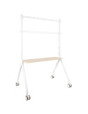 Soporte de Suelo con Ruedas TooQ iLOVE FS20207M-W para TV de 49-80"/ hasta 50kg