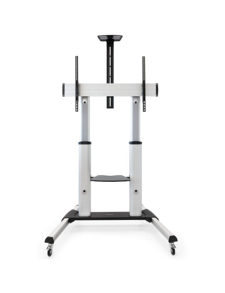 Soporte de Suelo Inclinable/ Ajustable con Ruedas TooQ FS20300M-B para TV de 60-100"/ hasta 100kg