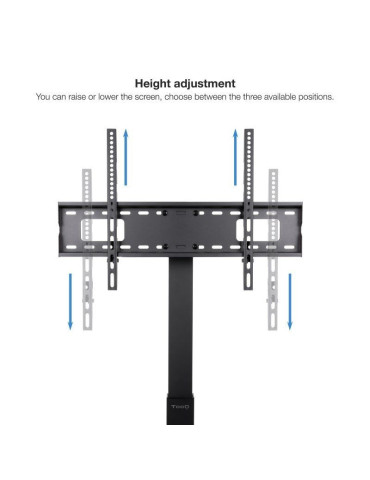 Soporte de Suelo TooQ FS2285M-B para TV de 37-70"/ hasta 40kg 2