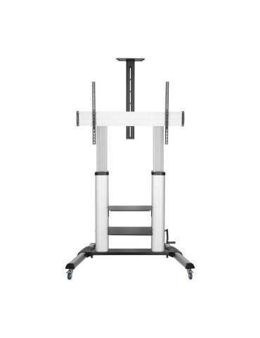 Soporte de Suelo Inclinable con Ruedas y Manivela Aisens FT100TE-125 para TV 60-100"/ hasta 100kg