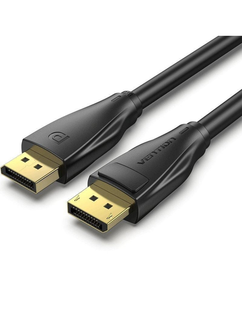 Cable DisplayPort 1.4 8K Vention HCDBL/ DisplayPort Macho - DisplayPort Macho/ 10m/ Negro