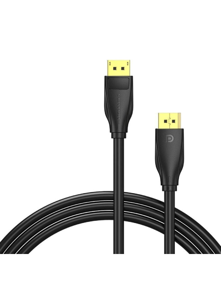 Cable DisplayPort 1.4 8K Vention HCDBL/ DisplayPort Macho - DisplayPort Macho/ 10m/ Negro