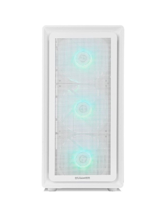Caja Gaming Semitorre Nox Hummer AERO/ Blanca
