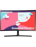 Monitor Curvo Samsung Essential Monitor S36C S24C366EAU/ 24"/ Full HD/ Negro