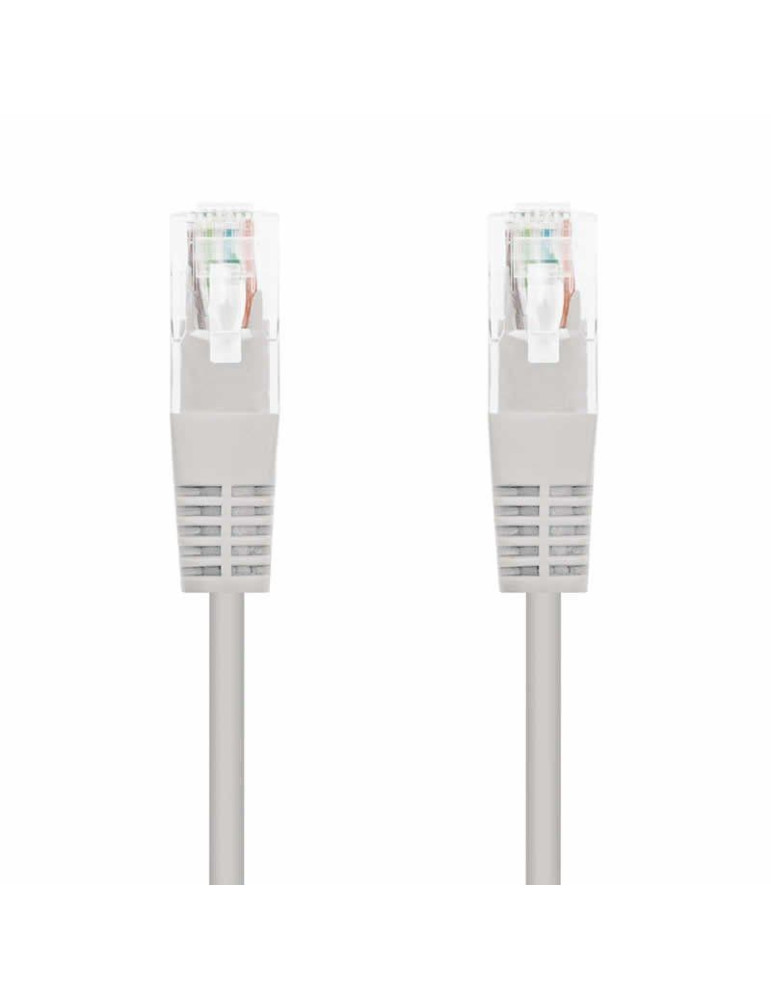 Cable de Red RJ45 UTP Nanocable 10.20.0400-L25 Cat.6/ 25cm/ Gris