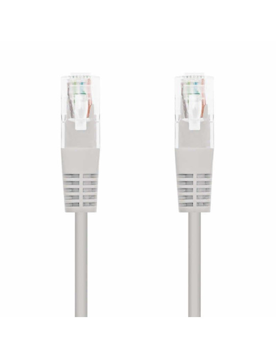 Cable de Red RJ45 UTP Nanocable 10.20.0400-L25 Cat.6/ 25cm/ Gris