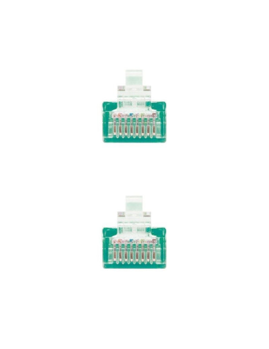 Cable de Red RJ45 UTP Nanocable 10.20.0400-L25-GR Cat.6/ 25cm/ Verde