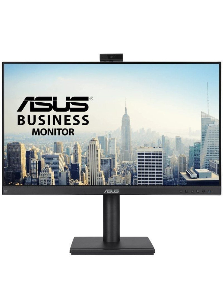 Monitor Profesional Asus BE279QFK 27"/ Full HD/ Webcam/ Multimedia/ Regulable en altura/ Negro