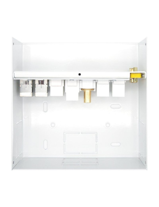Caja de Conexiones Aisens A127-0720/ VGA - 2x HDMI - Jack 3.5 - USB Tipo-C - USB - 2x RJ45