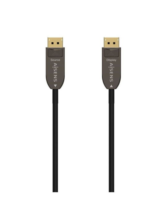 Cable DisplayPort 1.4 AOC 8K Aisens A155-0606/ DisplayPort Macho - DisplayPort Macho/ 10m/ Negro