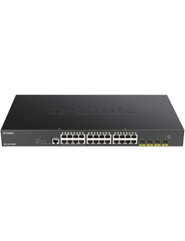 Switch Gestionable D-Link Smart DGS-1250-28XMP 28 Puertos/ RJ-45 10/100/1000 PoE/ SFP