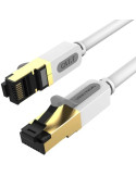 Cable de Red RJ45 SFTP Vention ICDHF Cat.7/ 1m/ Gris