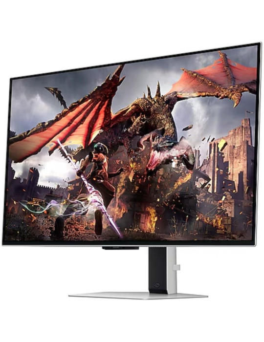 Smart Monitor Gaming Samsung Odyssey OLED G8 S32DG800SU 32"/ 4K/ 0.03ms/ 240Hz/ Multimedia/ Regulable en Altura/ Smart TV/ Plata